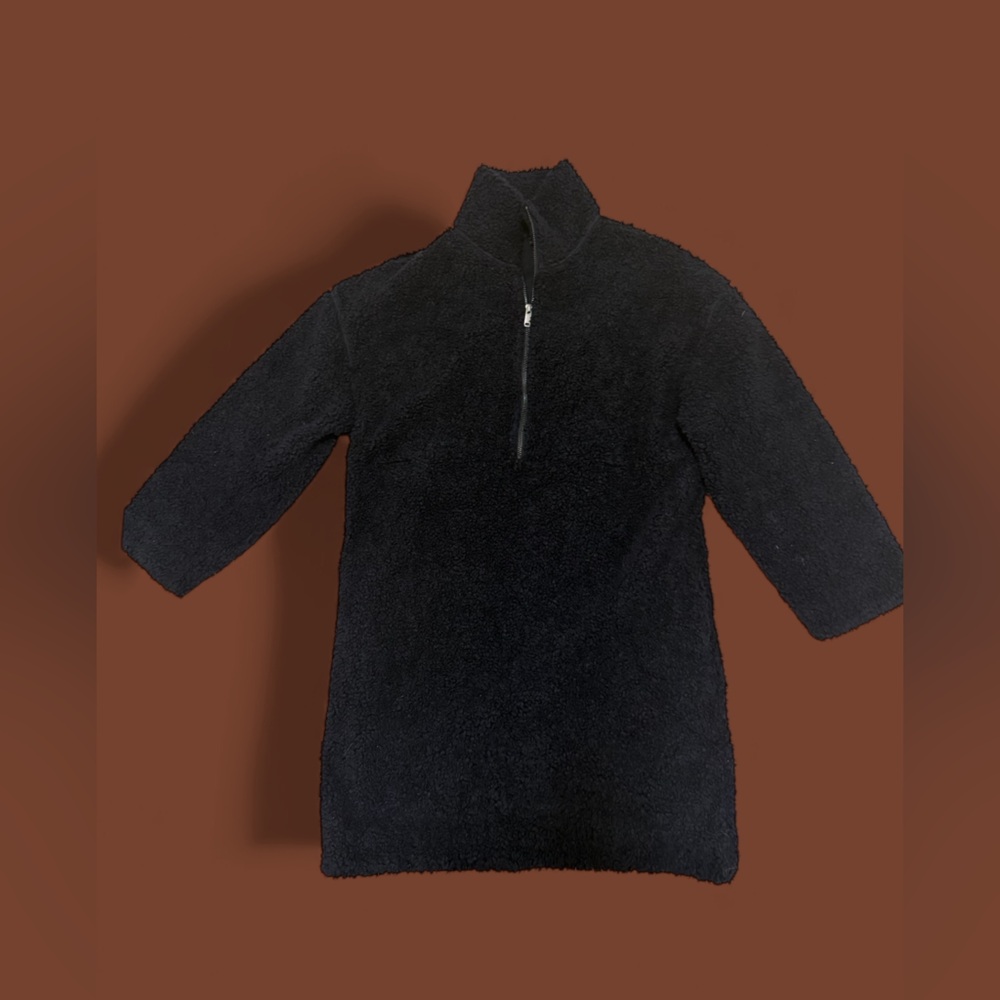 COS Midnight Blue Teddy Jacket - Picture 3 of 12